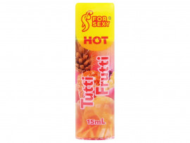 Gel comestível Tutti-Frutti HOT 15 ml - For Sexy